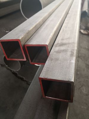 Ống thép không gỉ hình chữ nhật SUS304, Ống vuông bằng thép 304 304 HL 0,6 0,8 1,2mm