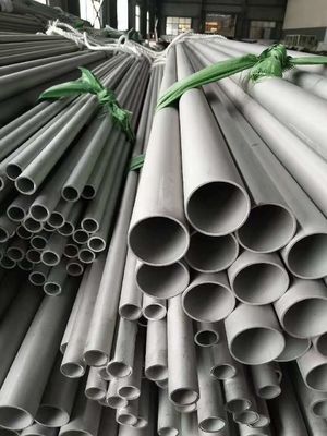 Hot Rolled Cold Drawn Tube, AISI 304 Inox Round Tube Hairline HL NO.4