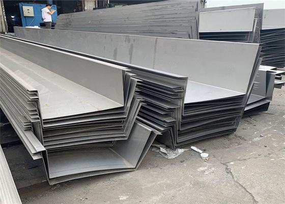 6m 202 2B Hoàn thiện Máng mưa bằng thép không gỉ Bảo vệ để trang trí