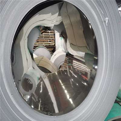Chiều rộng 1500Mm Mill Cạnh SS 304 Cuộn dây BA Bề mặt gương đã hoàn thành